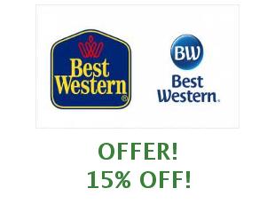 Discount coupon Best Western save up to 30%