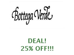 Promotional codes and coupons Bottega Verde