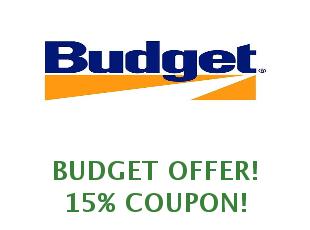 Discount code Budget save up to 30%
