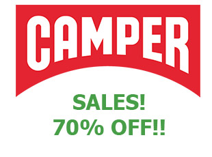 Promotional codes and coupons Camper