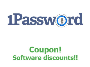 Coupons 1Password save up to 50%