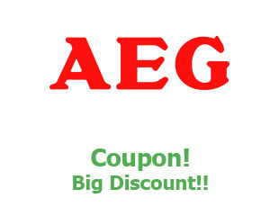 Discount coupon AEG save up to 55%