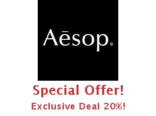 Save Big on Aesop - Up to 20% Off With Coupons