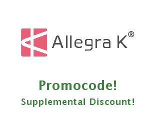 Discount coupon Allegra K save up to 30%