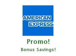 Discount coupon American Express up to 500 euros off