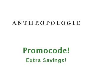 Discounts Anthropologie save up to 20%