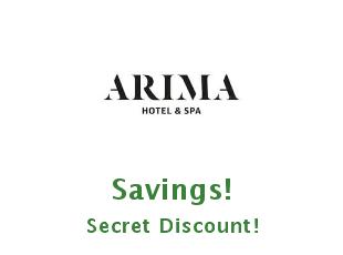 Promotional codes Arima Hotel up to 20% off