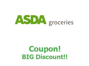 Promotional codes Asda save up to 50%