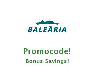 Discount coupon Balearia Discount code Balearia 30% off