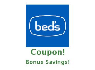 Promotional codes and coupons Beds save up to 20%