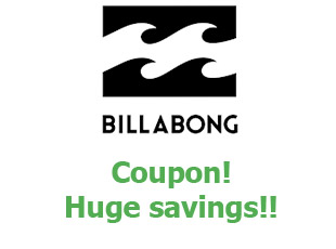 Promotional offers Billabong up to 20% off