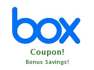 Promotional offers and codes Box up to 25% off