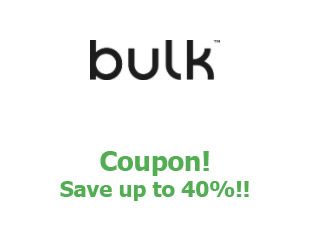 Coupons Bulk Powders 40% off