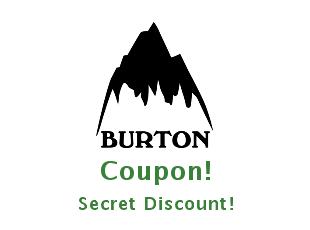 Discount code Burton up to 60% off