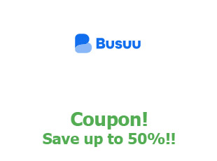 Coupons Busuu save up to 50%