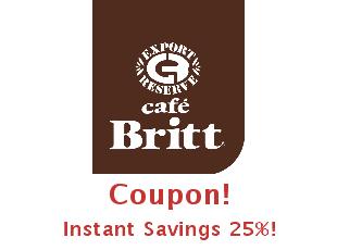 Save Big on Cafe Britt Coffee - Up to 25% Off