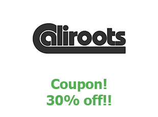 Promotional code Caliroots 30% off