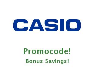 Promotional codes and coupons Casio up to 25% off