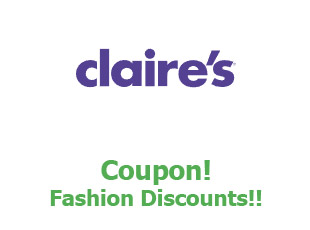 Promotional code Claire's save up to 50%
