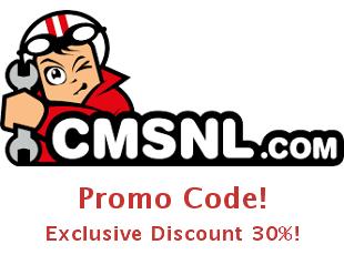 Save 30% on CMSNL Parts & Accessories