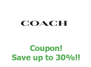 Discount coupon Coach save up to 30%