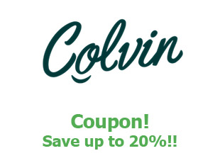 Discount code Colvin save up to 20%