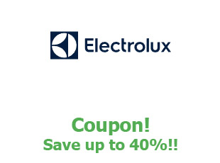 Discount code Electrolux save up to 40%
