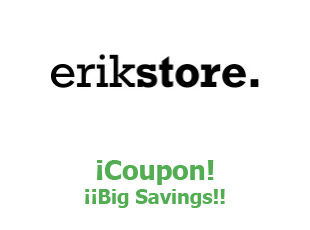 Promotional codes Erikstore save up to 30%