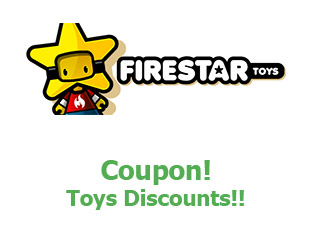 Promotional code FireStarToys up to -30%