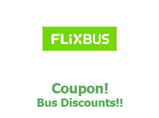 Discount coupon Flixbus save up to 30% | August 2023