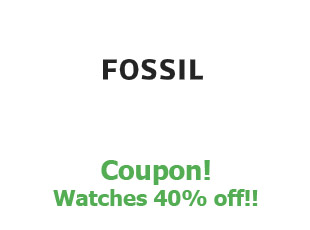 Discount coupon FOSSIL save up to 40%