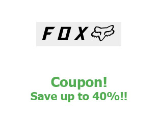 Discounts Fox Racing save up to 40%