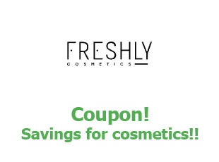 Promotional code Freshly Cosmetics 20% off
