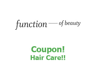 Discount coupon Function of Beauty 20% off