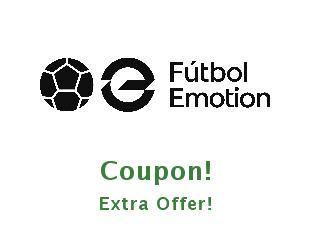 Promotional codes Fútbol Emotion up to 44% off