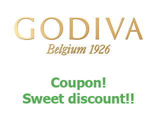 Discount coupon Godiva save up to 50%