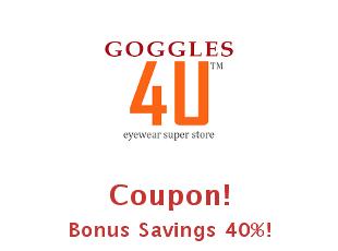 Save 40% on Goggles4u Eyewear