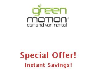 Save Big with Green Motion Discounts & Offers