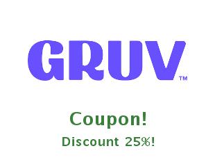 Save 25% with Gruv Coupons & Deals