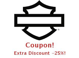 Save Big on Harley Davidson - Up to 25% Off