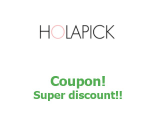 Promotional codes Holapick save up to 20%