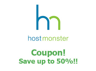 Promotional offers Host Monster up to 50% off