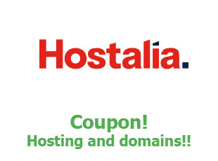 Promotional codes and coupons Hostalia 25% off