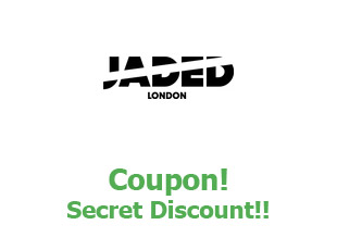 Discount coupon Jaded London save up to 30%