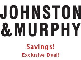Johnston & Murphy discounts of up to 20%