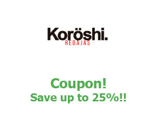 Promotional codes Koroshishop save up to 30%
