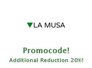 Discounts of up to 20% at LA MUSA Instrumentos.