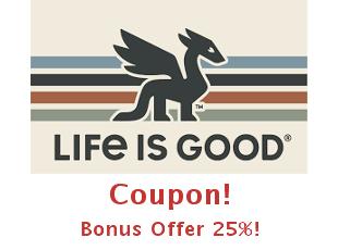 Save 25% on Life Is Good Apparel & Accessories