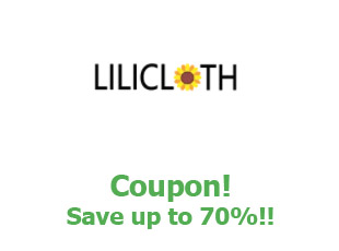 Discount coupon Lilicloth save up to 70%
