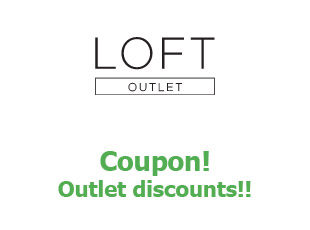 Discount code LOFT Outlet save up to 75%